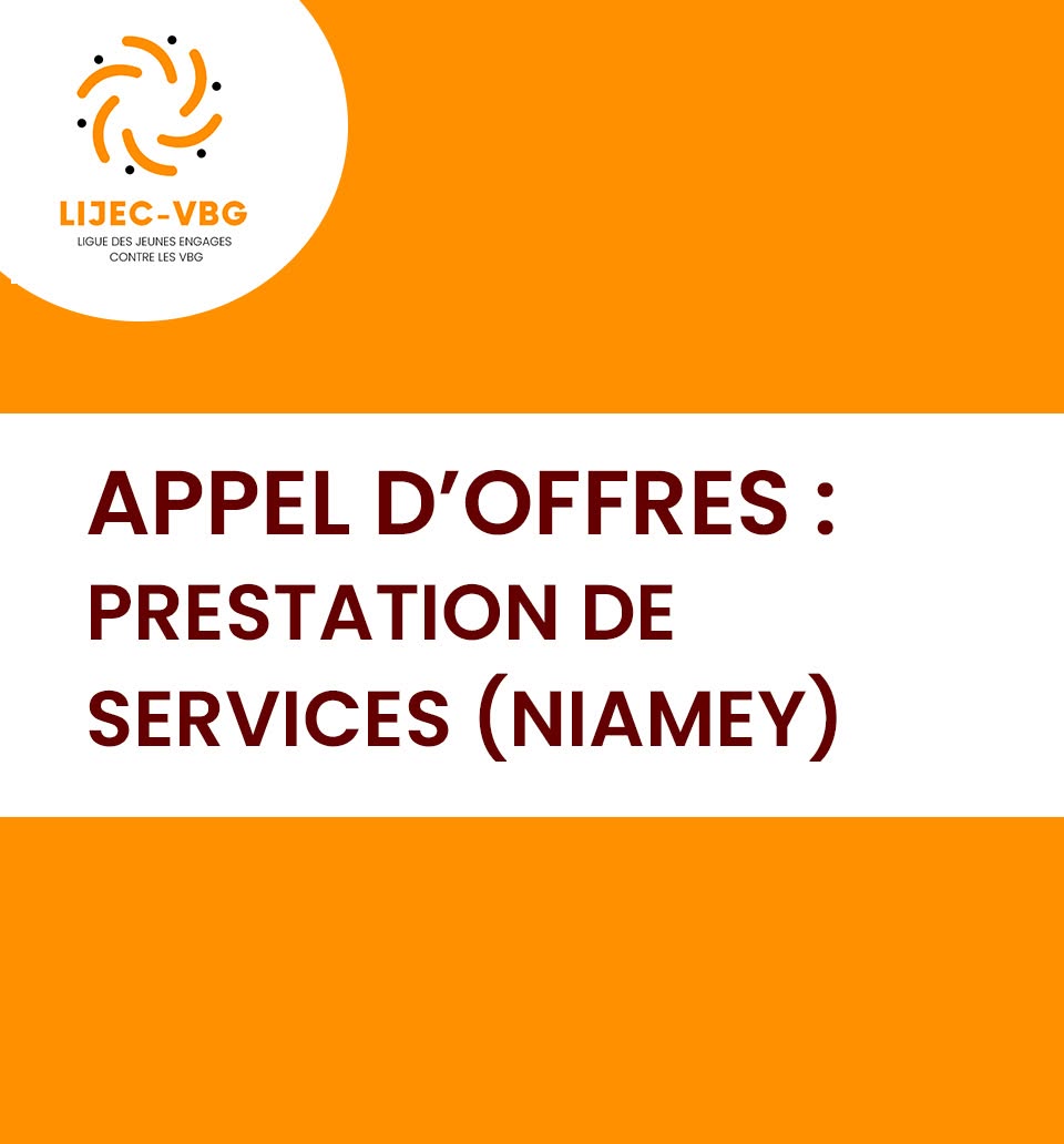 APPEL D’OFFRES : PRESTATION DE SERVICES (NIAMEY)